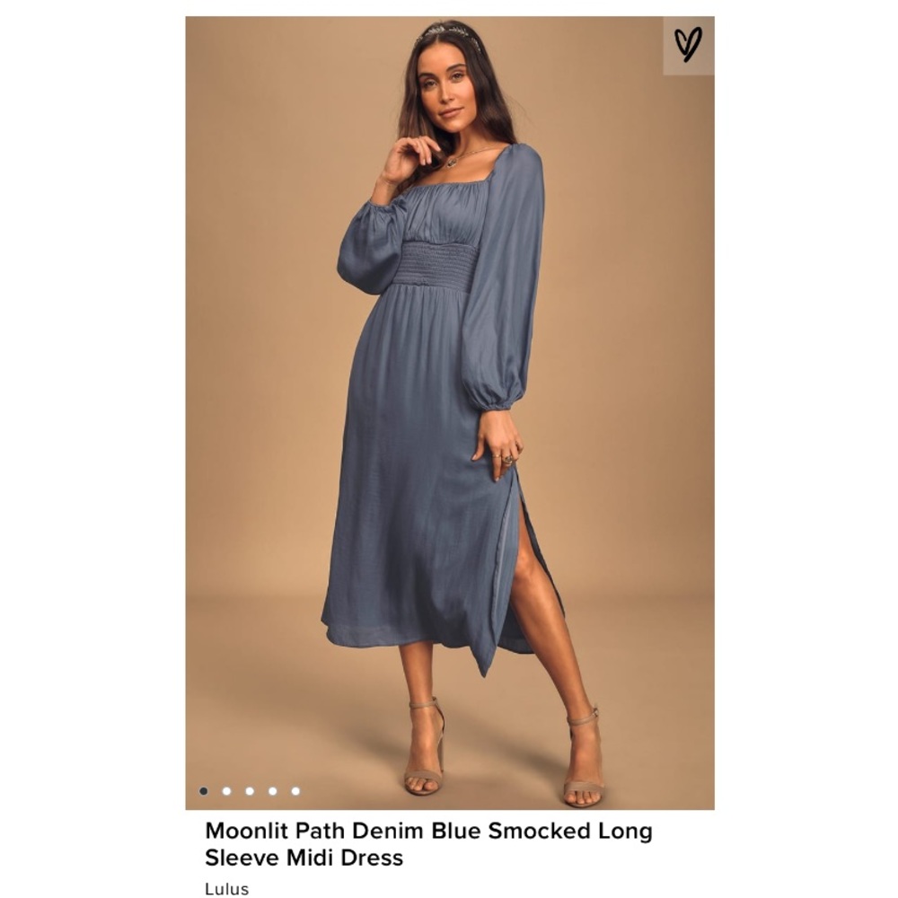 NWOT LULU’S Moonlit Path long sleeve dress